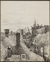 KT 2021 001
<br/>
Gezicht op de daken van Scheveningen
<br/>
<em>Tholen, Willem Bastiaan (1860-1931)</em>